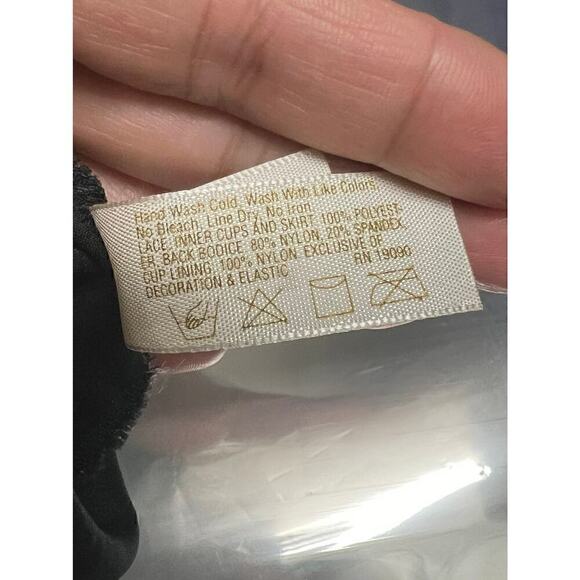 Victorias Secret Slip Dress Womens Medium Coquette Whimsigoth Babydoll Y2K - Picture 11 of 12